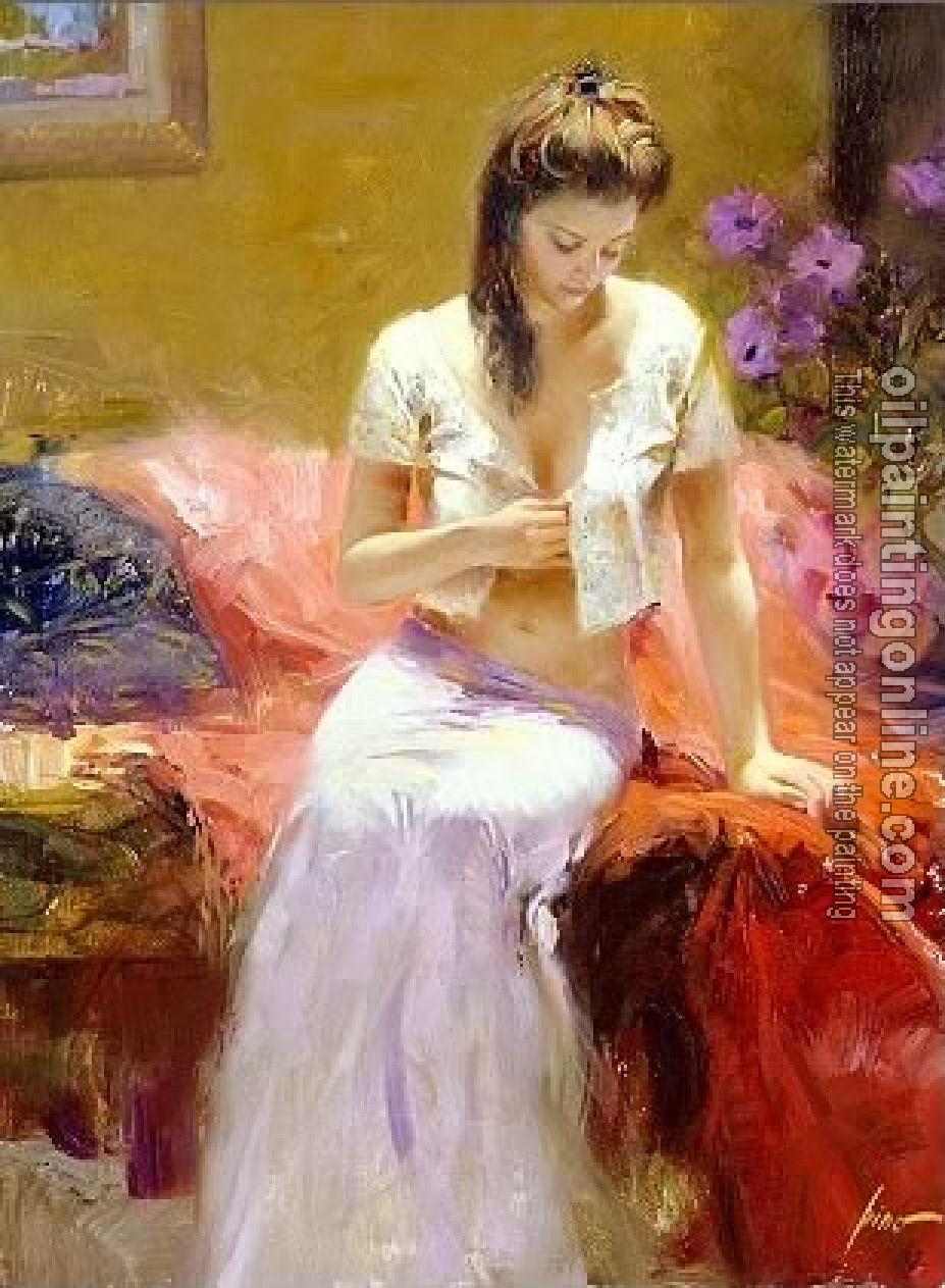 Pino Daeni - Impression oil painting.